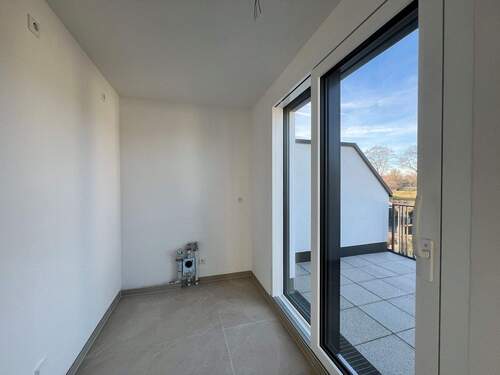 Küchenbereich mit Zutritt zur Dachterrasse - 