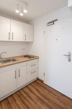 Küche - Etagenwohnung mit 23,70 m&sup2; in Frankfurt am Main zur Miete