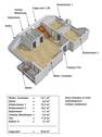 Grundriss und WFL 1.DG - 
