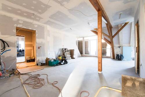 Der gemütliche Wohn- Essbereich - 4 Zimmer Etagenwohnung zum Kaufen in Wehr