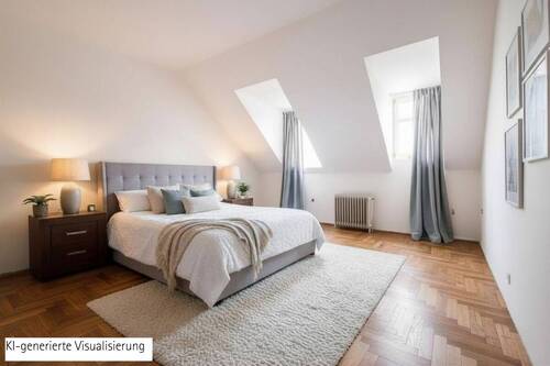KI-generierte Visualisierung - Etagenwohnung mit 128,00 m&sup2; in Wehr zum Kaufen