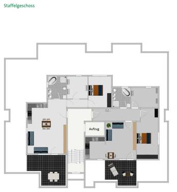 Staffelgeschoss - 