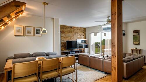 Wohn/Esszimmer - Wo Licht, Luft und Leben zusammenziehen !