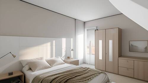 Schafzimmer - Etagenwohnung mit 120,60 m² in Heppenheim zum Kaufen