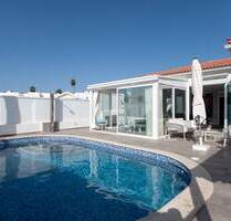 Ca. 320 Sonnentage im Jahr! Moderner Bungalow, mit eig. Pool u. überdachtem Chill-Out-Bereich Maspalomas Gran Canaria....