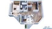 Grundriss mit Einrichtung - 