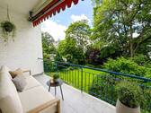 Balkon ins Grüne - 2 Zimmer Etagenwohnung zur Miete in Düsseldorf
