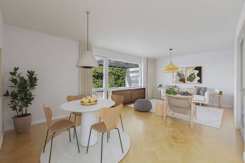 Wohnfühloase visualisiert - Grünes Zuhause am Stölpchensee - nachhaltige Perspektiven auf sonnigem Eckgrundstück