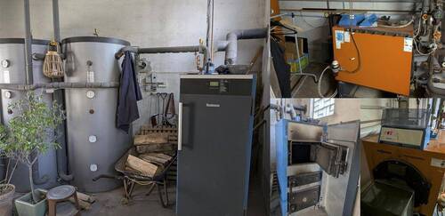 Heizung Holz + Öl Kombi - 