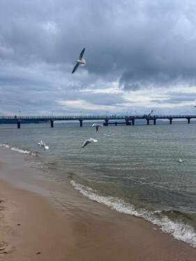 Strand von Göhren mit Seebrücke - 