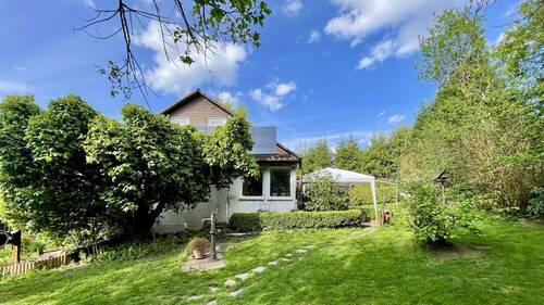Gartenansicht - Einfamilienhaus mit 156,00 m&sup2; in Olpe zum Kaufen