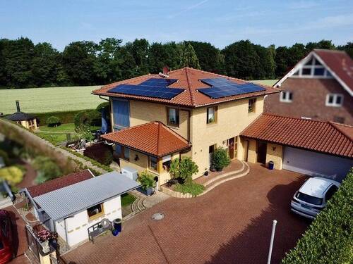 Vogelperspektive Hofeinfahrt - 