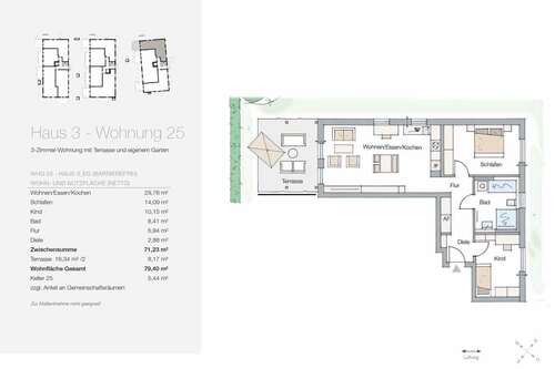 Haus 3 Whg 25 - 3 Zimmer Etagenwohnung in Bayreuth