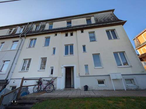 Gebäude (Hinteransicht) - 1 Zimmer Mehrfamilienhaus, Wohnhaus in Geringswalde