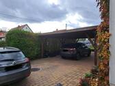 Zufahrt Carport - Einfamilienhaus mit 172,60 m&sup2; in Lohmen zum Kaufen