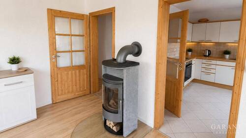 Freistehender-Kaminofen - 4 Zimmer Etagenwohnung in Neustadt/Wied