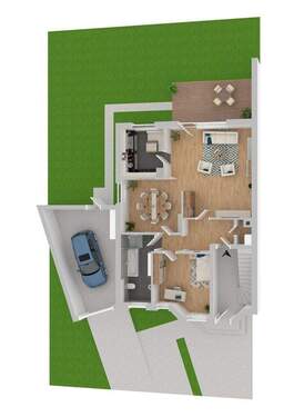 Erdgeschoß Einfamilienhaus - 