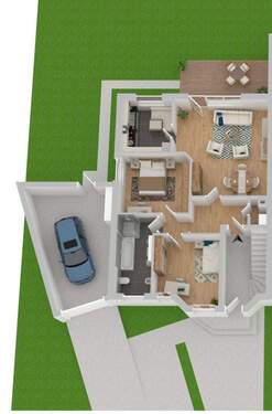 Erdgeschoß Zweifamilienhaus - 