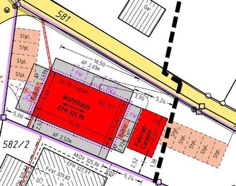 Lageplan - 3 Zimmer Etagenwohnung in Murrhardt / Fornsbach