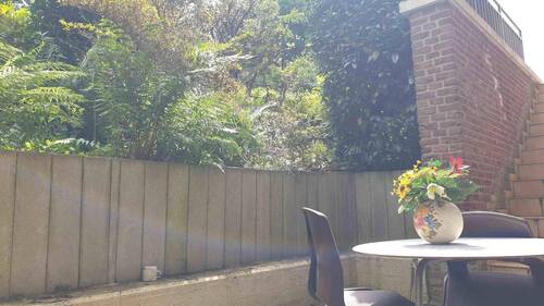 Terrasse vor dem Souterrain - 