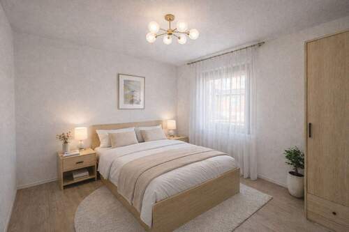 EG: Schlafzimmer - Wohnbeispiel - 