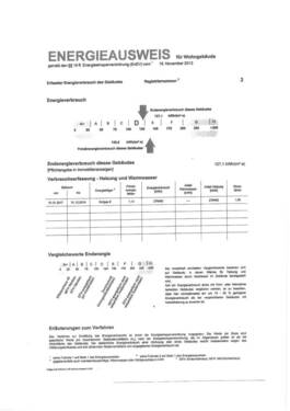 Energieausweis - 