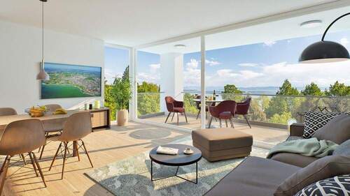 Visualisierung Ausblick - 1 Zimmer Etagenwohnung zum Kaufen in Friedrichshafen