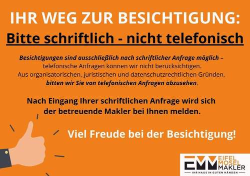 Nur schriftliche Anfragen - 