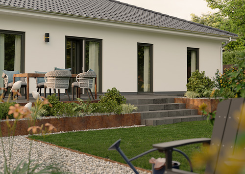 BG110 - Gartenansicht - Bungalow mit 108,00 m&sup2; in Schwabhausen zum Kaufen