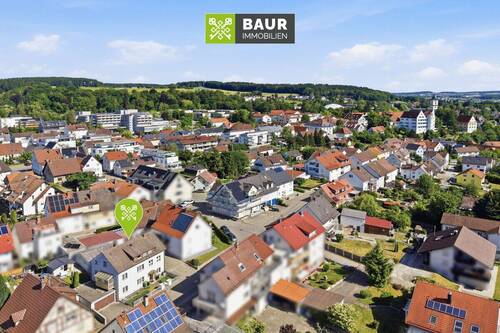 Luftaufnahme - 9 Zimmer Einfamilienhaus in Aulendorf