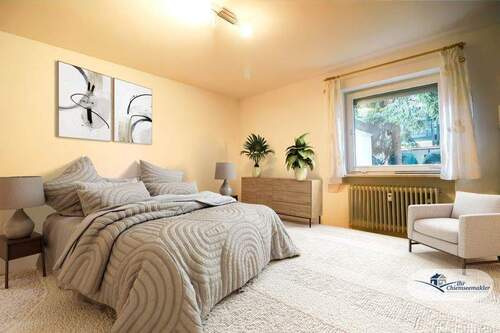 Konzept Schlafzimmer - Etagenwohnung mit 84,00 m² in Prien am Chiemsee zum Kaufen