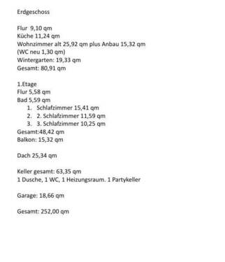 Flächenberechnung Eigentümer - 