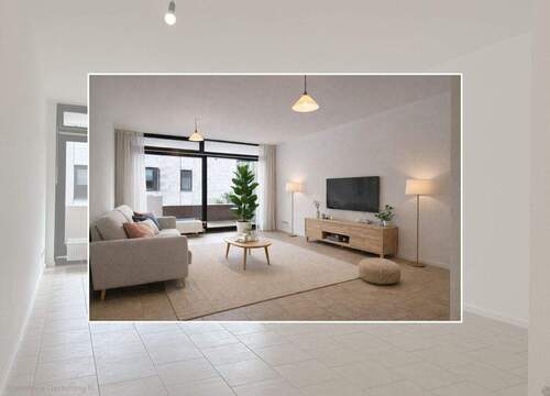 Wohnzimmer Gestaltungsidee KI - Etagenwohnung mit 59,80 m&sup2; in Bad Zwischenahn zum Kaufen