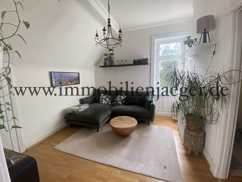 Wohnzimmer 1 - Etagenwohnung mit 54,00 m&sup2; in Hamburg zur Miete