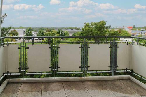 Ausblick vom Balkon - 2 Zimmer Etagenwohnung in Bitterfeld-Wolfen