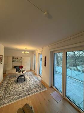 Blick auf den Balkon - 3 Zimmer Etagenwohnung in Timmendorfer Strand