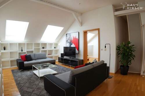 Bild 1 - Dachgeschosswohnung mit Panoramablick und großer Terrasse im Herzen Leipzigs