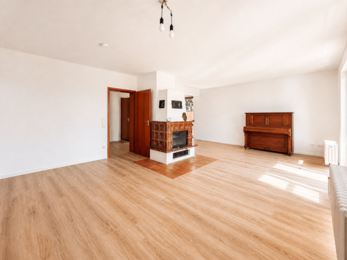 Wohnzimmer - 5 Zimmer Doppelhaushälfte zum Kaufen in München
