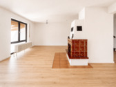 Wohnzimmer - 5 Zimmer Doppelhaushälfte in München