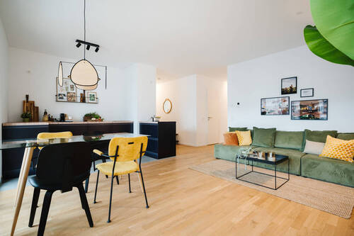 Wohnbereich - Etagenwohnung mit 95,40 m&sup2; in Frankfurt zum Kaufen