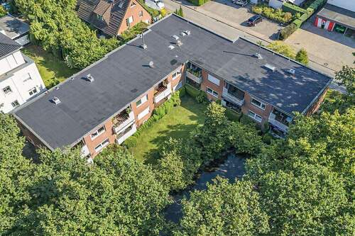 Rückansicht - 4 Zimmer Etagenwohnung in Bad Zwischenahn