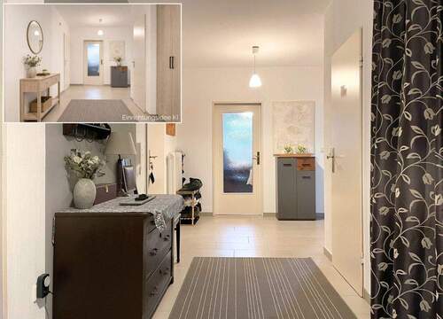 Flur mit alternative Möblierung - 