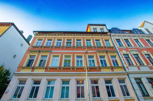 Hausansicht - 1 Zimmer Mehrfamilienhaus, Wohnhaus in Leipzig