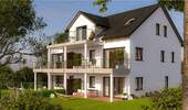 Visualisierung Rückseite Haus - 2 Zimmer Etagenwohnung zur Miete in Regensburg