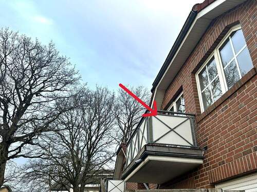 Balkon der Wohnung - 3 Zimmer Etagenwohnung zum Kaufen in Meppen