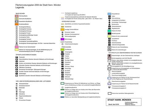Legende - Grundstück in Hann. Münden