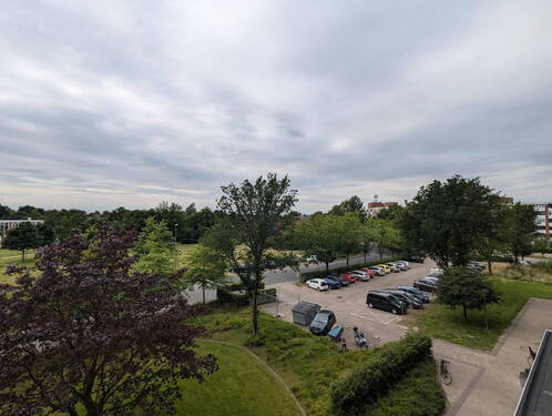 Blick vom Laubengang - 