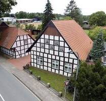 Charme, Geschichte & Perspektive - Fachwerkliegenschaft mit Seele in Stemwede-Dielingen!