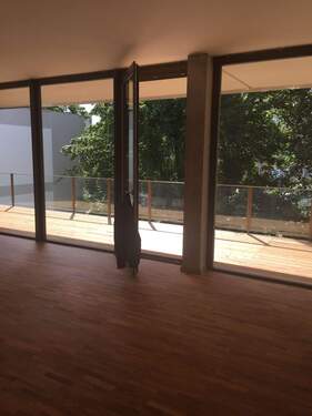 Wohnen, Ausblick Balkon - 