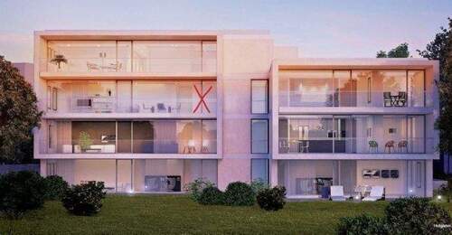 Seitenansicht mit betreffender Wohnung - Perfekte Architekten-Wohnung im Neubau, Citylage. Nähe Dresdner Zwinger !!